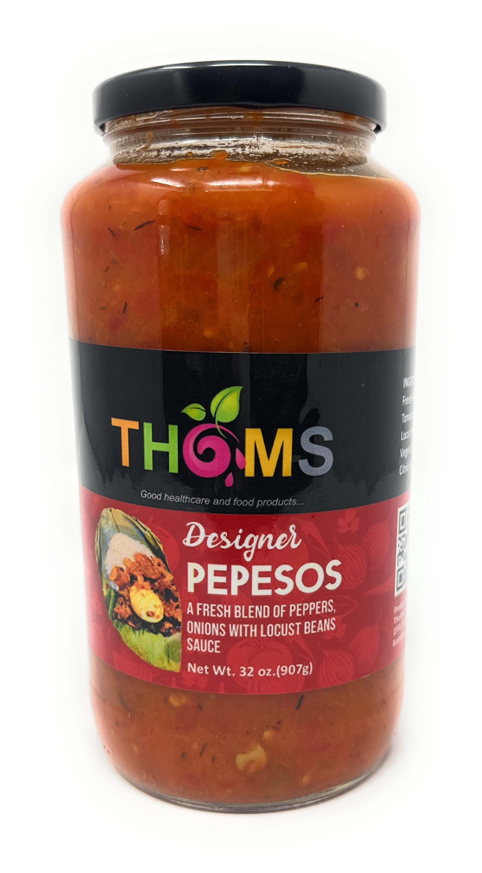 DESIGNER PEPESOS "RED" sauce, ofada stew recipe and rice