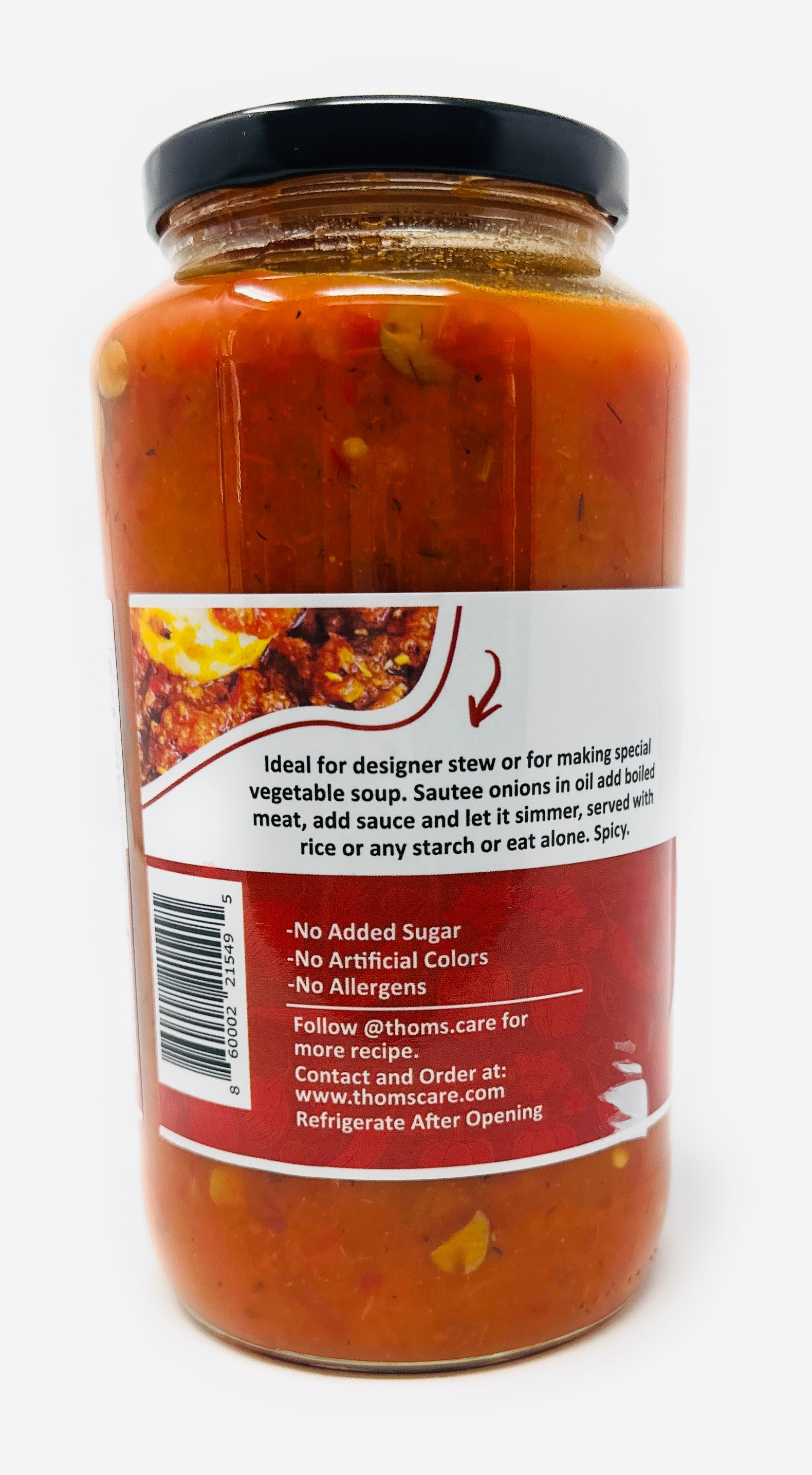 THOMS SEASONED PEPESOS - Jollof Rice Sauce, Stew & Pasta!