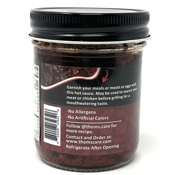 THOMS CHILI HOTSOS: strongest chili hot sauce!!