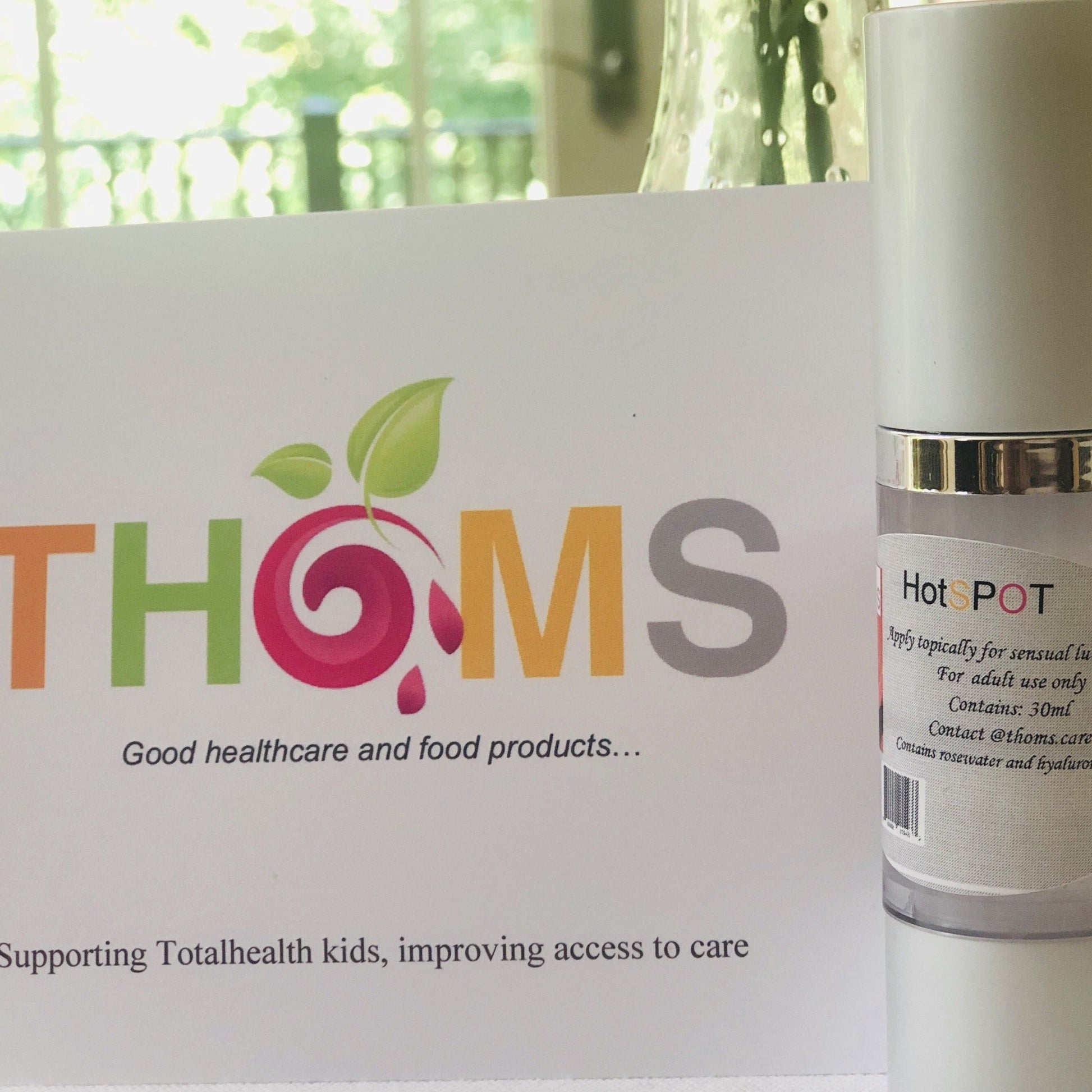 THOMS HOTSPOT A water based lubricant for men and women
