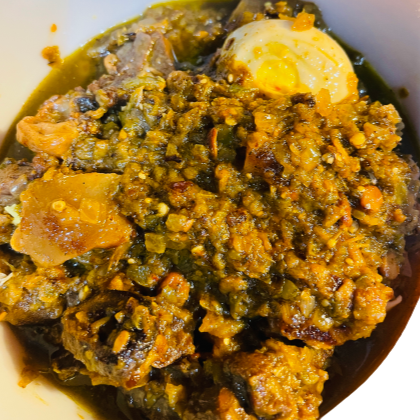 DESIGNER PEPESOS "GREEN" sauce, ayamase stew recipee
