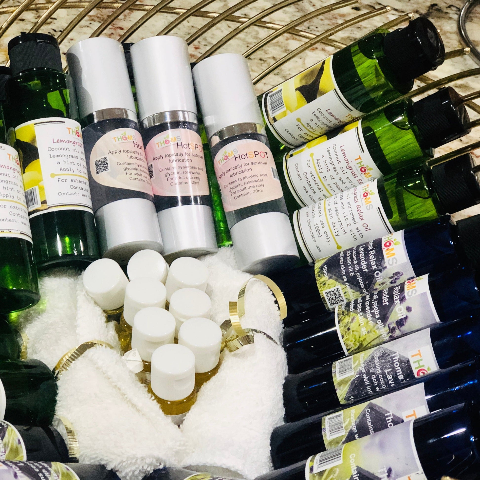 THOMS RELAX OIL A lavender scent body oil aromatherapy