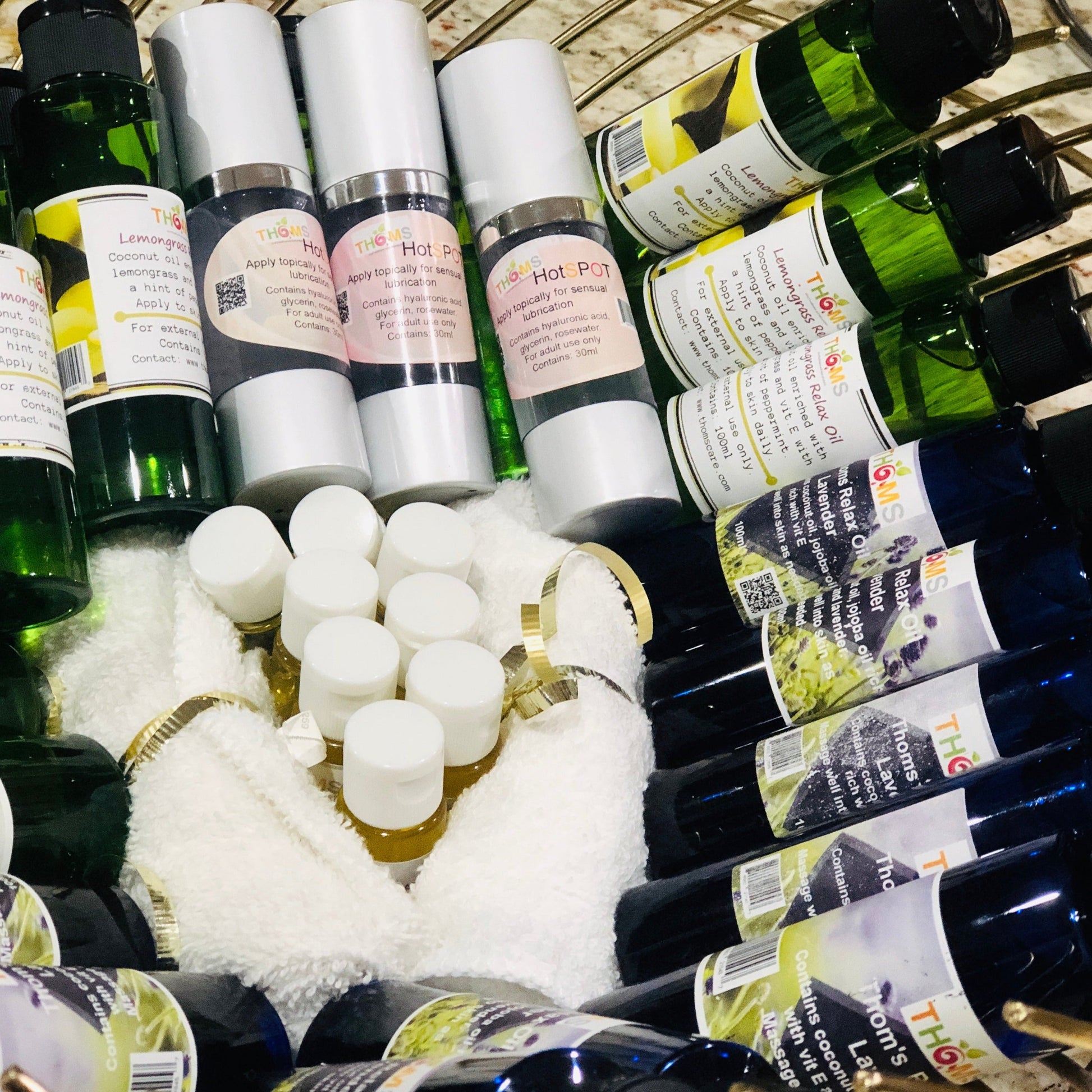 THOMS RELAX OIL A full Body lemongrass body oil