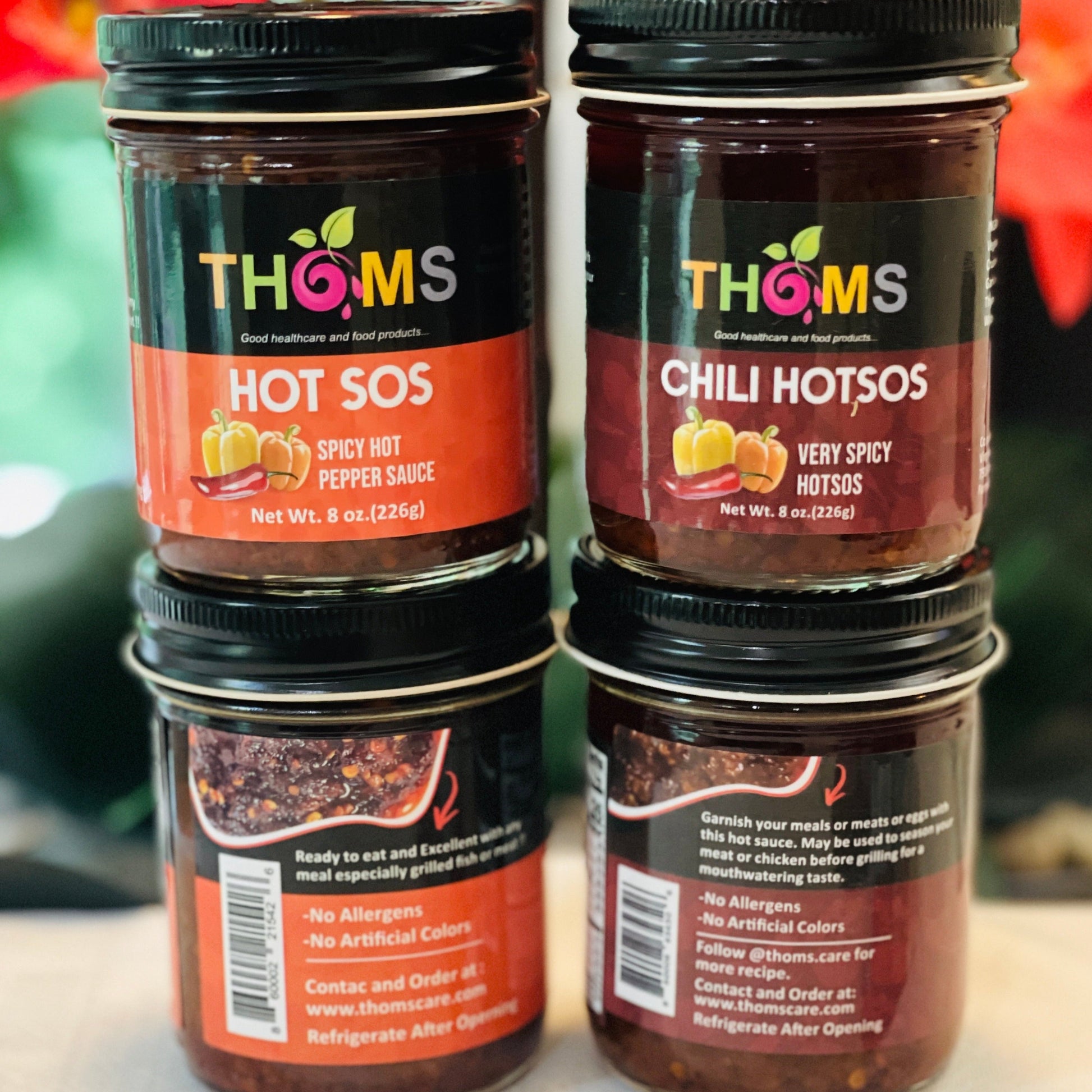 THOMS CHILI HOTSOS: strongest chili hot sauce!!