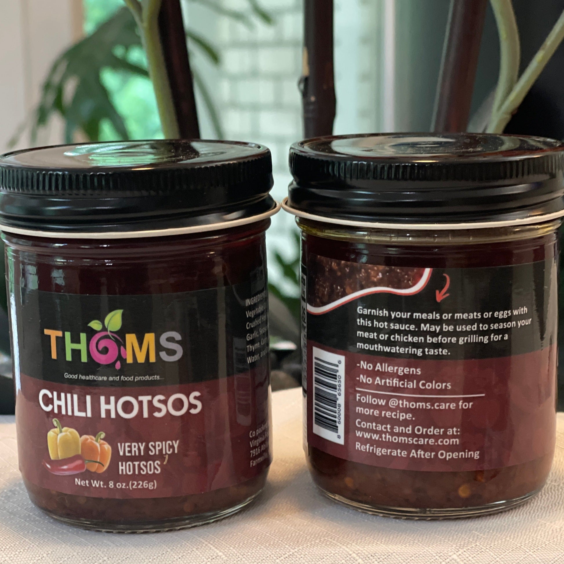 THOMS CHILI HOTSOS: strongest chili hot sauce!!