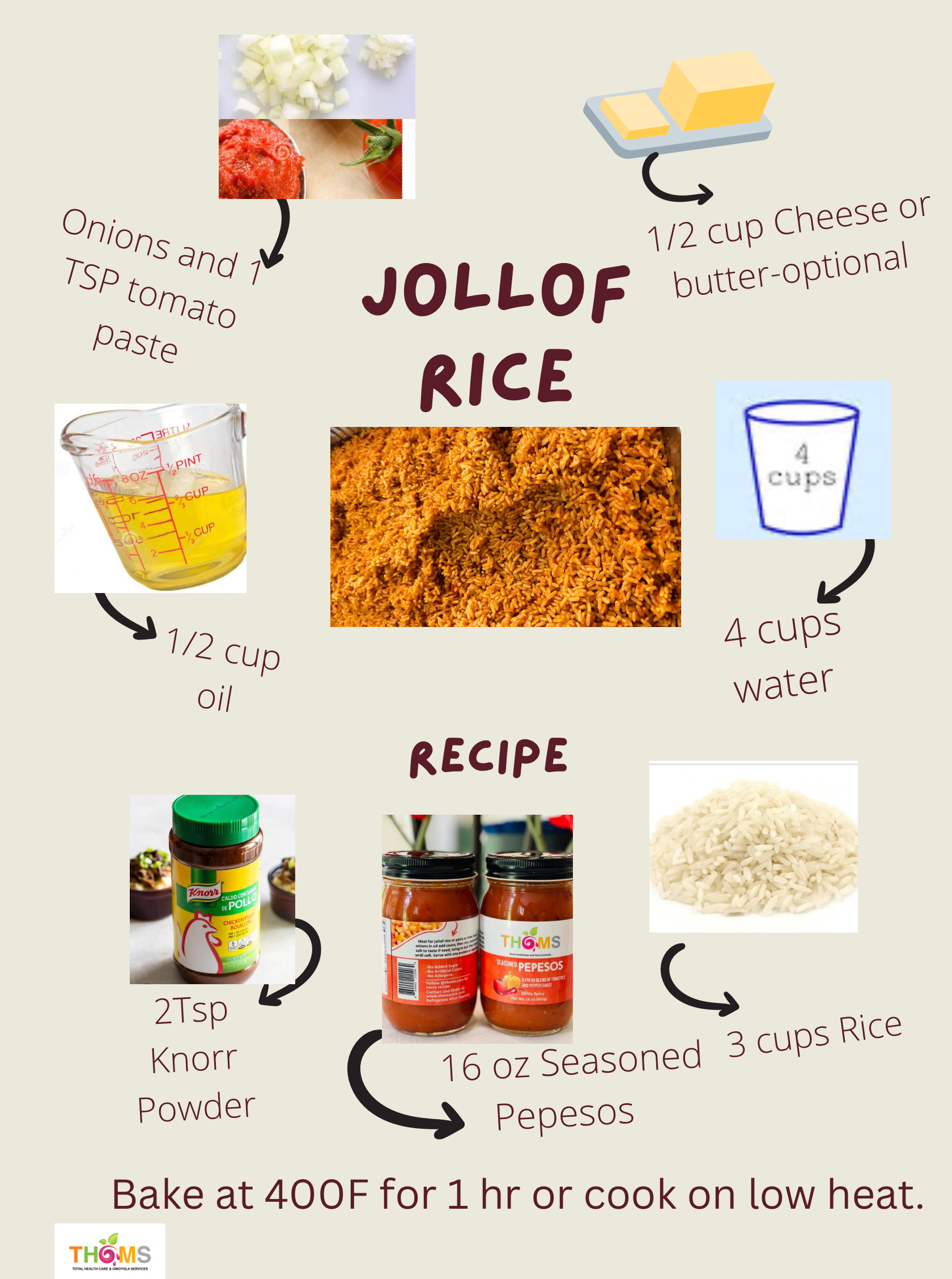 THOMS SEASONED PEPESOS - Jollof Rice Sauce, Stew & Pasta!