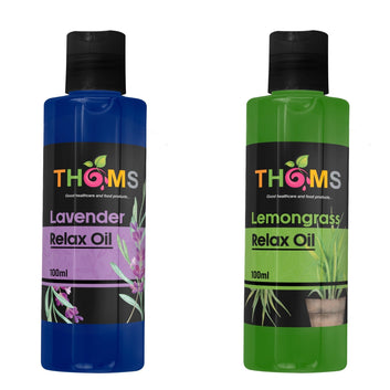 THOMS RELAX OIL A Moisturizing Full Body Massage Oil For Men And Women With Lemongrass Aromatherapy Oils