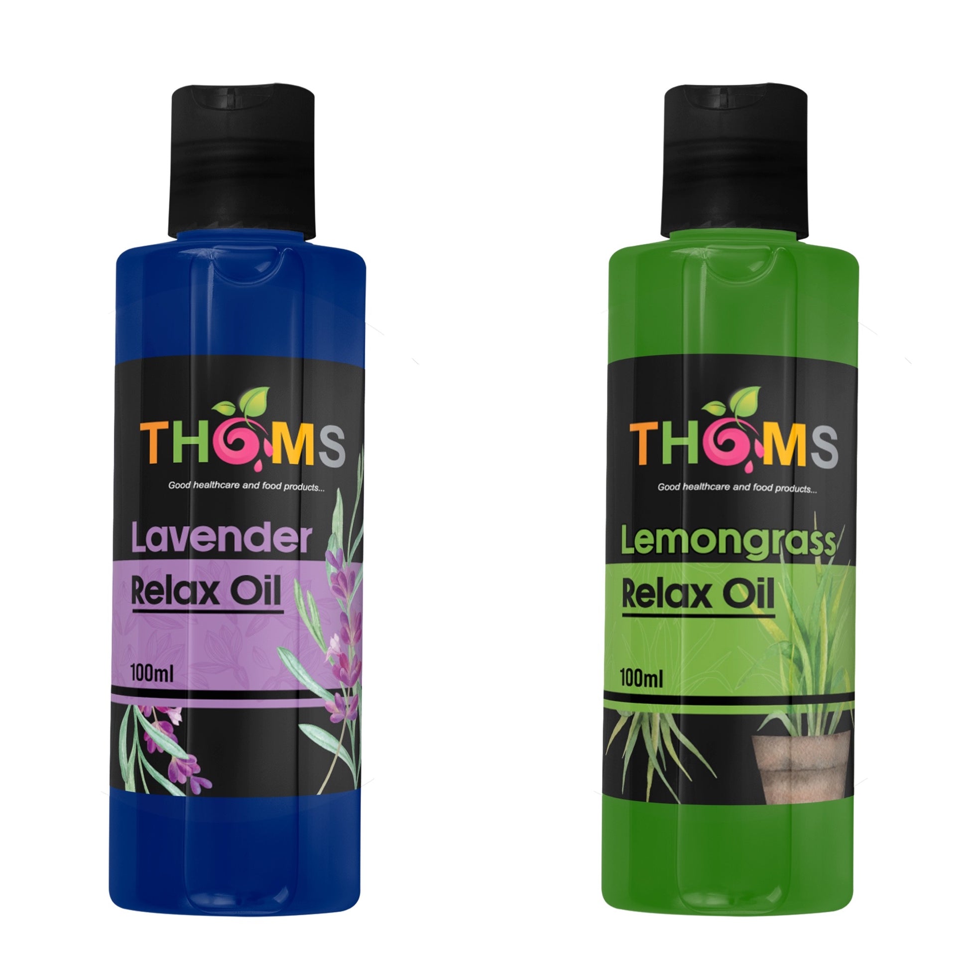 THOMS RELAX OIL A full Body lemongrass body oil  