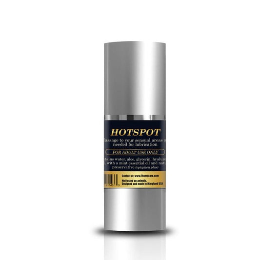 THOMS HOTSPOT A Water-Based Warm Personal Lubricant, Lube for Men, Women, Non-Staining