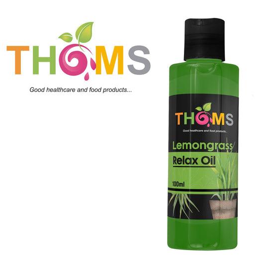 THOMS RELAX OIL A Moisturizing Full Body Massage Oil For Men And Women With Lemongrass Aromatherapy Oils