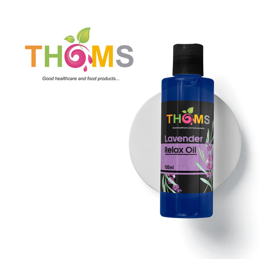 THOMS RELAX BODY OIL A moisturizing Full Body Massage Oil for Men and Women with Lavender Aromatherapy Oils