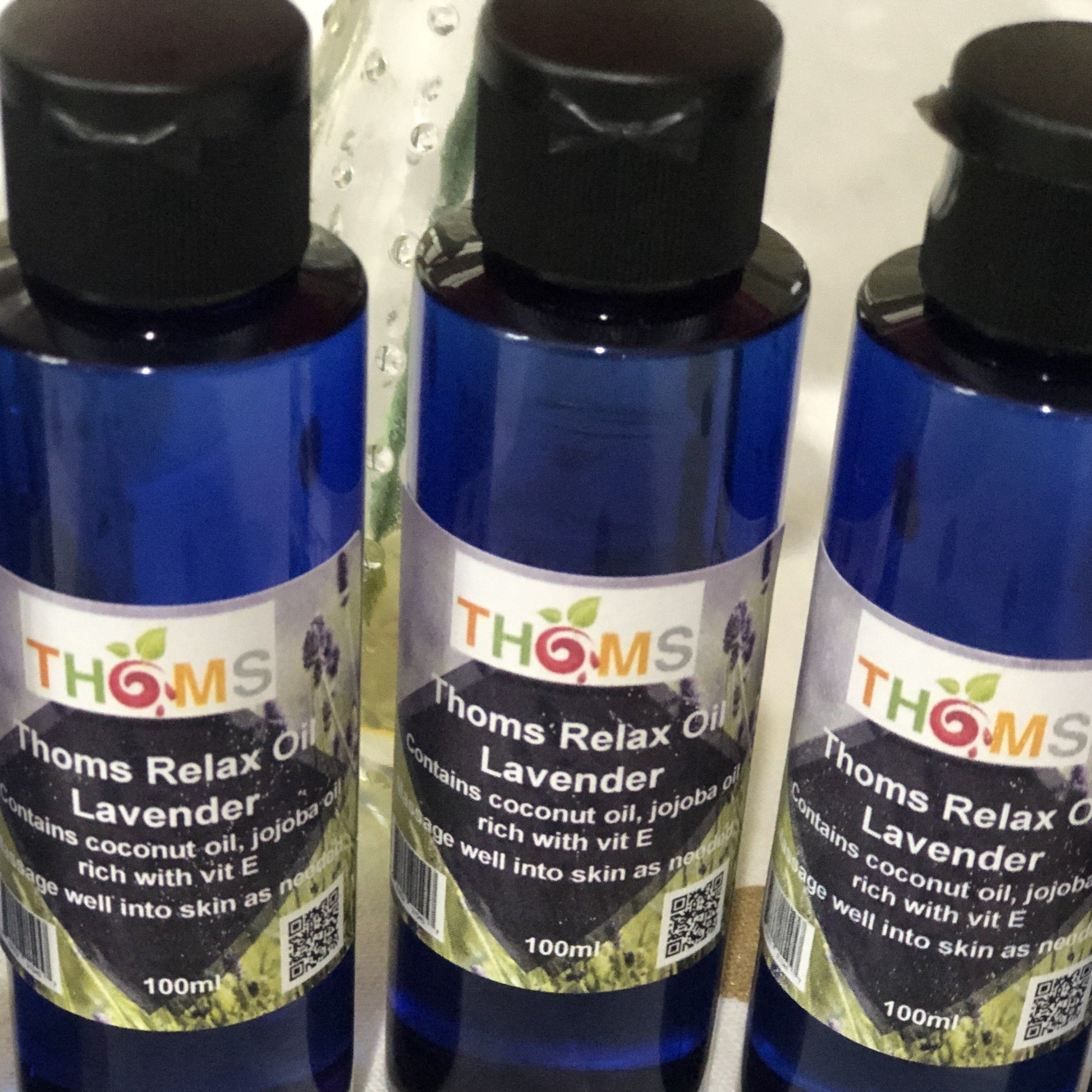 THOMS RELAX OIL A lavender scent body oil aromatherapy   